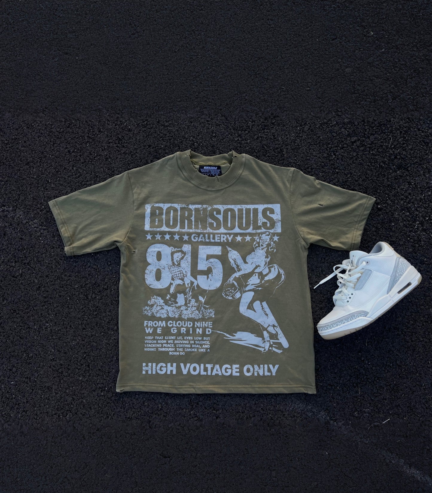 “815” Cropped Fit Tee