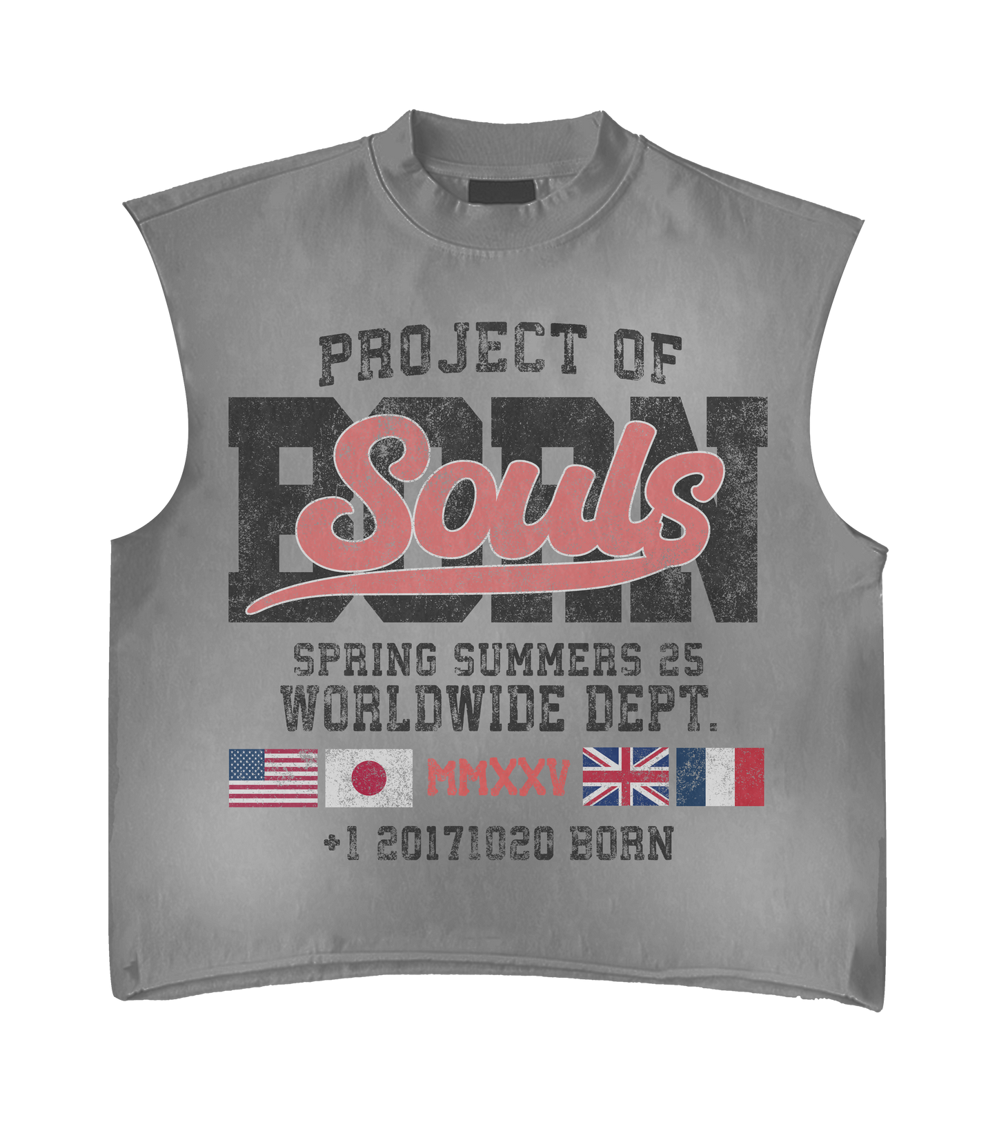 “Global Souls” Sleeveless Tee